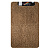 Коврик в ванную Moss 101 двойной коричневый 60*100+50*60 см 100% хлопок ворс 30мм