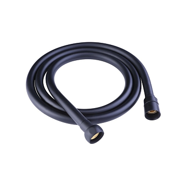 Шланг д/душа, черный, ПВХ, 1,5м, IDDIS 