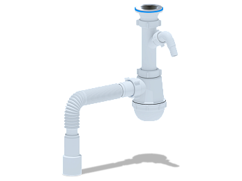 Сифон Ани д\мойки ГРОТ40 с от.ст.м.