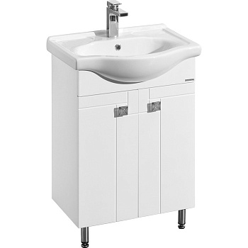 Тумба ФИДЖИ 60 + умывальник АКВАТОН Селигер 60