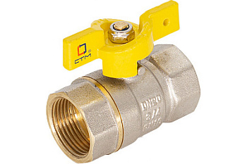 Кран шар. бабоч. 1"г.г. СТМ ГАЗ