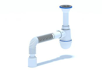 Сифон Ани 1 1/2*40 без перелива 40*50 (С 0510) 1283