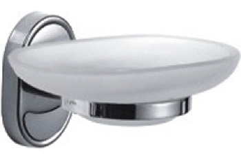 Мыльница F1902 стеклянная FRAP