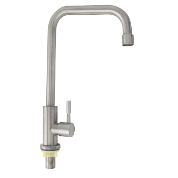 Смеситель на одну воду П-образный излив из нерж. стали 9211 марка 304 MAGNUS