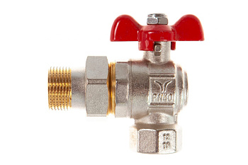 Кран шаровый,угловой, Н-В,3/4 со сгоном