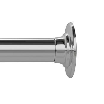 Карниз угловой для ванной комнаты, глянец хром, IDDIS, 050A200I14