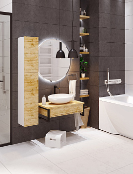 Тумба GRUNGE LOFT 80П 1в.я Дуб Намибия