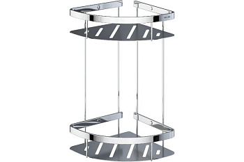 Полка для душа AM.PM Sense L A7454200 угловая двухъярусная хром