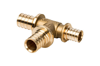 Тройник переходной 25х25x20  для труб из сшитого полиэтилена аксиальный STOUT