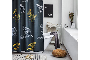 Штора для ванной комнаты, 180*180 см POTATO P8827