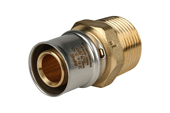 Переходник 1*26 с наружной резьбой пресс STOUT