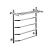 Полотенцесушитель нерж. ВИКТОРИЯ-ТРАПЕЦИЯ с полкой М-7. 50*60