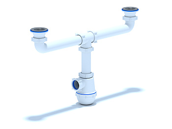 Сифон Ани д\мойки ГРОТ40 с от.ст.м. A3000