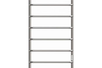 Полотенцесушитель электрический PN08848 П6 400*800 диммер справа, хром Point Ника