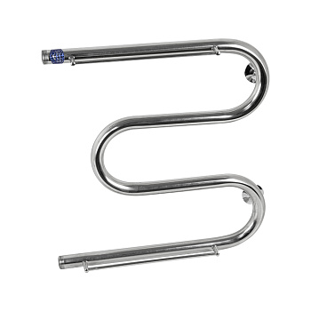 Полотенцесушитель нерж. "M3"  60*60  1" с полочкой САНАКС