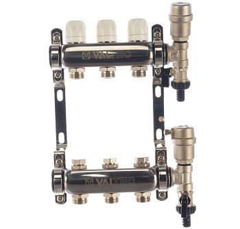 Коллекторная группа в сборе. 1"х 3 вых. НЕРЖ. Valtec 588