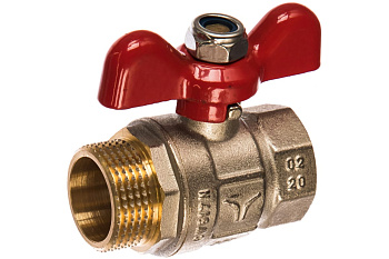 Кран шаровый,бабочка Н-В, 1"