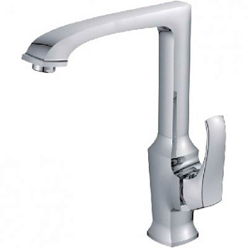 Смеситель L4042 для кухни высокий шаровый (латунь) LEDEME