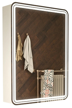 AZARIO зеркало-шкаф 600*800 Adriana с подстветкой