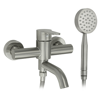 Смеситель ван. корот.поворот.нос (сталь 304) 9184 MAGNUS