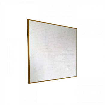 Зеркало 873 70х80 см с полир. кромкой ЗОЛОТО алюмин. профиль (универсал. крепеж) КЗСК