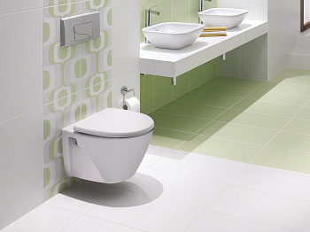 Унитаз подвесной STIL безободков в комплекте с сиденьем