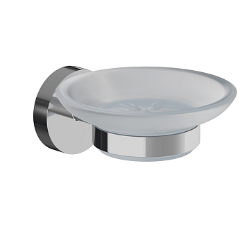 Мыльница, глянц.хром мат. стекло, сплав металлов, Sena  IDDIS,SENSSG0i42