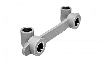 Настенный комплект для смесителя 20х1/2" ВР под гипсокартон Heisskraft