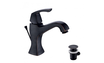 Смеситель LM6206ORB Смеситель ум. черная бронза LEMARK