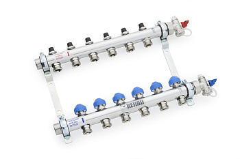 Коллектор HKV на 4 контура, нерж. сталь