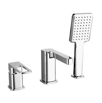 Смеситель SLISB30i07 на борт ванны на 3 отверстия Slide IDDIS