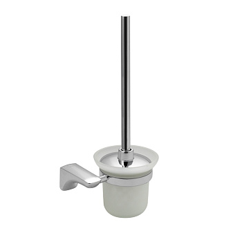 Ёрш для унитаза стеклянный с креплением к стене TITAN 77162 Sanaks