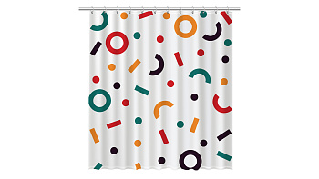 Штора для ванной Fixsen Candy FX-2512, без колец