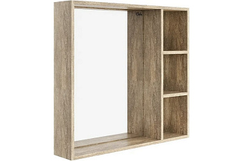 Шкаф-зеркало Тимбер 80 Дуб сонома