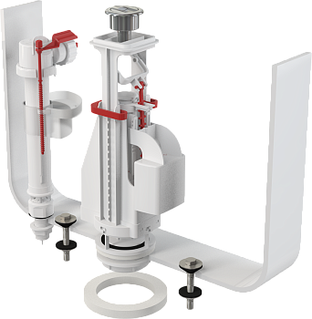 Выпускной комплект 1/2 с двойн. кн., нижняя пластмассовая подводкаSA08S 