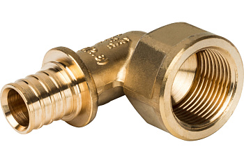 Угольник с внутренней резьбой 20xRp 3/4" для труб из сшитого полиэтилена аксиальный STOUT 