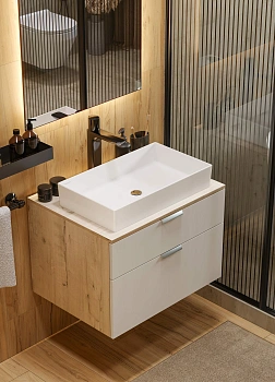 Умывальник накладной Novel 60 Slim, белый WB.CT/Novel/60-N.Slim/WHT.G/S1