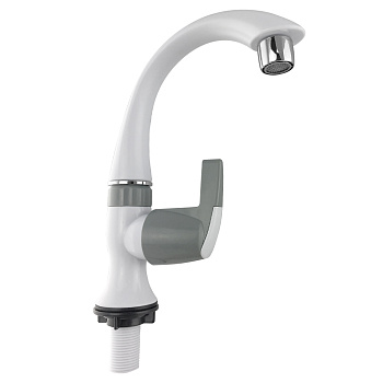 Кран BRIMIX на одну воду 608 (белый на ум.)