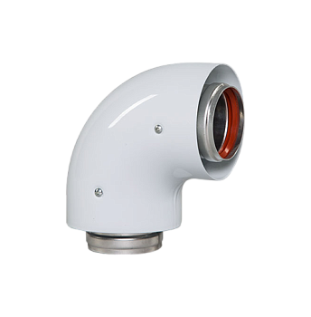 Отвод коаксиальный., стартовый 90 гр d60/100 мм VIVAT