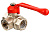 Кран шар. трехходовой L-тип рыч. Ду 15 (1/2") VT.360 
