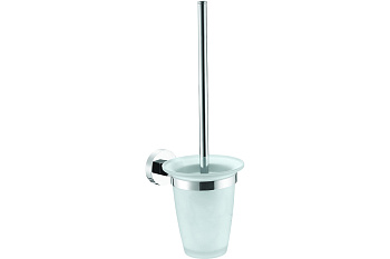 Ерш для унитаза подвесной со стеклянной колбой, хром NESSY AZARIO