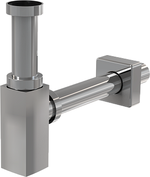 Сифон трубчатый с накидной гайкой 6/4 A80-DN50