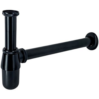 Сифон черный L80B  LEDEME
