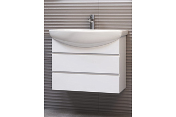 Тумба подвесная WING 60 2 ящика + умыв.Балтика 60 см VIGO