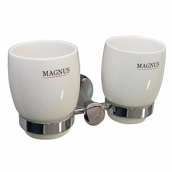 Стакан керам. настен. хром.85160 MAGNUS