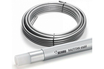 Труба Rautitan Stabil 25*3.7мм (бухта 50м)  REHAU