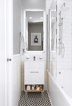 Тумба с раковиной July 50H 1д  Дуб Сонома