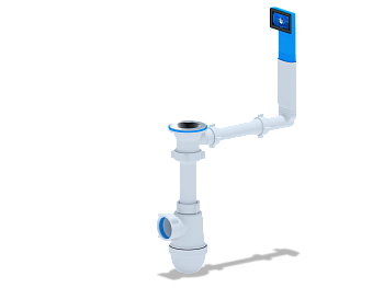 Сифон Ани 11/2*40 с перел. мойки