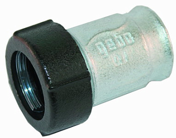 Соед. фитинг для стальных труб с вн. резьб IK1/2  GEBO