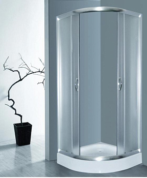 Поддон акрил.80*80 низ.полукруг CS-837 80*80 LORANTO